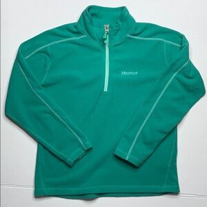 Kids MARMOT Green 1/4 Zip‎ Size L